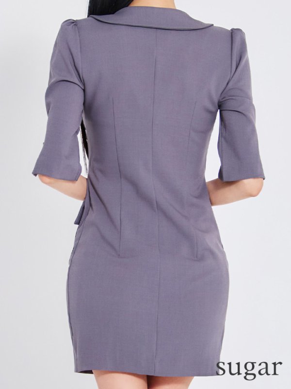 グレー モデル：まおちゃる　身長：158cm　着用サイズ：Sサイズ