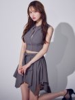 グレー　モデル：ゆめ　身長：160cm　着用サイズ：Sサイズ