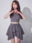 グレー　モデル：ゆめ　身長：160cm　着用サイズ：Sサイズ