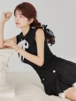 ブラックxホワイト　モデル：まりん　身長：164cm　着用サイズ：Sサイズ
