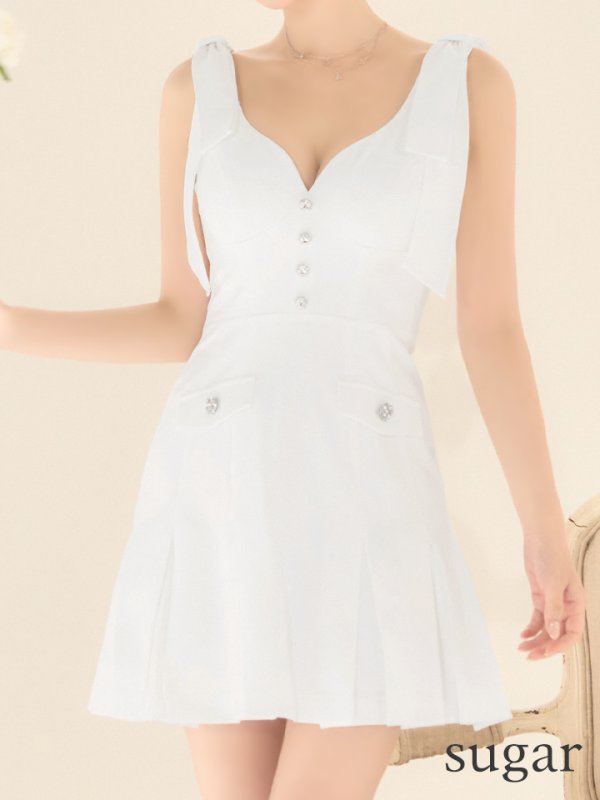 ホワイト モデル：ゆめ　身長：160cm　着用サイズ：Sサイズ