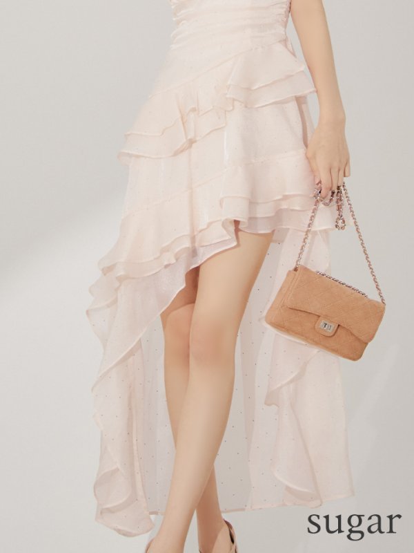 ベージュ モデル：まりん　身長：164cm　着用サイズ：Sサイズ