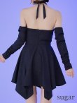 ブラック モデル：ゆめ　身長：160cm　着用サイズ：Sサイズ