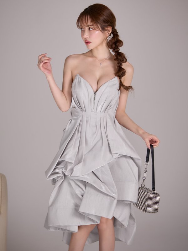 グレー　モデル：ゆめ　身長：160cm　着用サイズ：Sサイズ