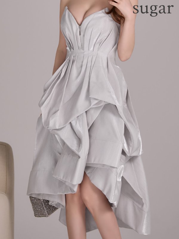 グレー　モデル：ゆめ　身長：160cm　着用サイズ：Sサイズ