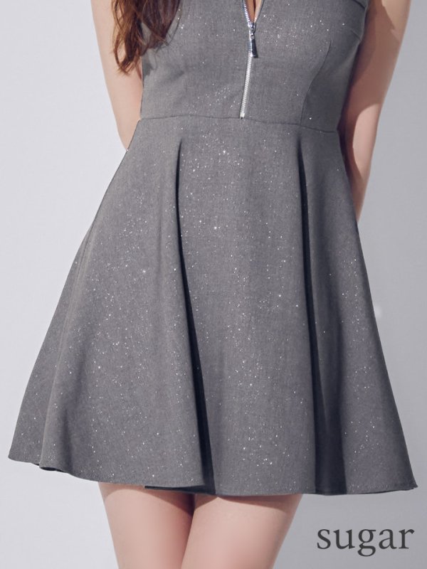 グレー　モデル：ゆめ　身長：160cm　着用サイズ：Sサイズ