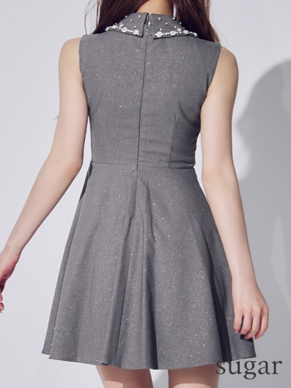 グレー　モデル：ゆめ　身長：160cm　着用サイズ：Sサイズ