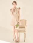 ベージュ モデル：ゆめ　身長：160cm　着用サイズ：Sサイズ
