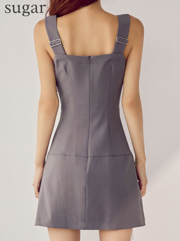 グレー　モデル：まりん　身長：163cm　着用サイズ：Sサイズ