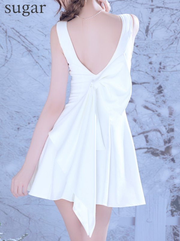 ホワイト　モデル：れみれみ　身長：163cm　着用サイズ：Sサイズ