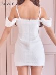 ホワイト　モデル：三上悠亜　身長：159cm　着用サイズ：Sサイズ