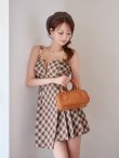 ブラウン モデル：れみ　身長：163cm　着用サイズ：Sサイズ