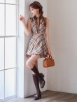 ブラウン モデル：れみ　身長：163cm　着用サイズ：Sサイズ