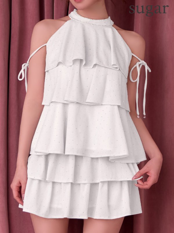 ホワイト　モデル：ゆめ　身長：160cm　着用サイズ：Sサイズ