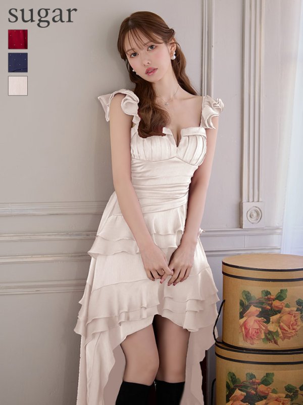 ベージュ　モデル：ゆめ　身長：160cm　着用サイズ：Sサイズ