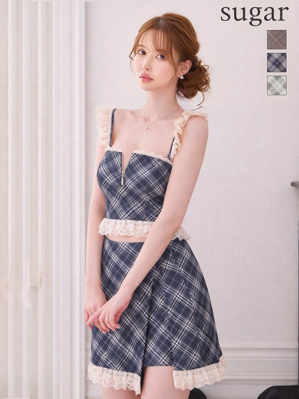 ネイビー　モデル：ゆめ　身長：160cm　着用サイズ：Sサイズ