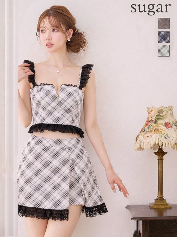 ホワイト　モデル：ゆめ　身長：160cm　着用サイズ：Sサイズ