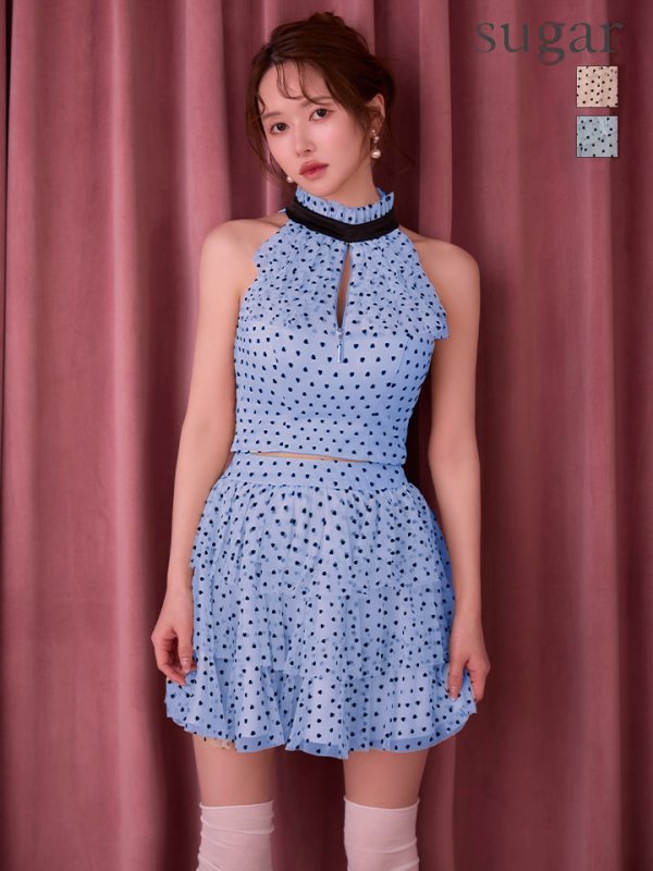 ブルー　モデル：ゆめ　身長：160cm　着用サイズ：Sサイズ