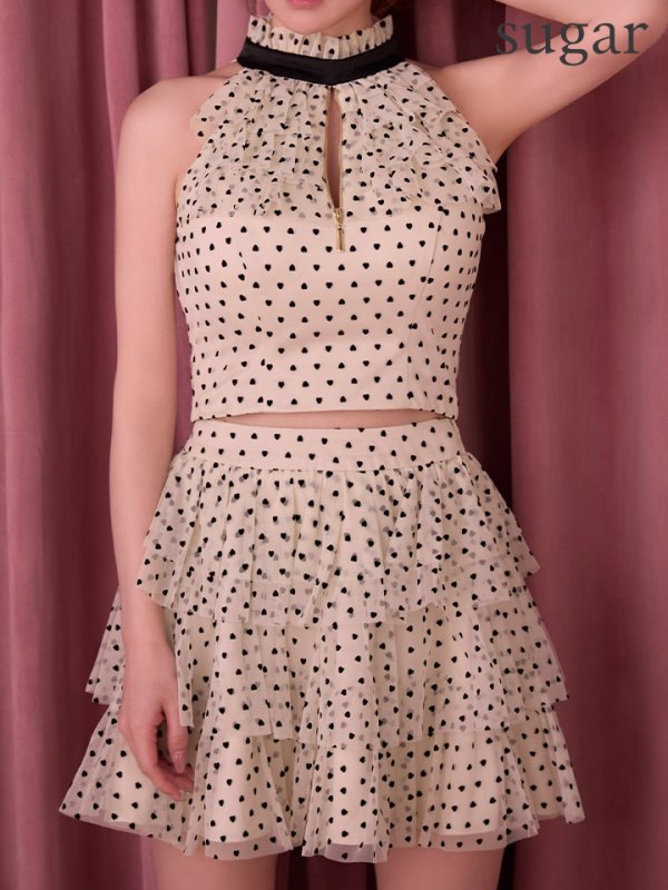 ベージュ　モデル：ゆめ　身長：160cm　着用サイズ：Sサイズ