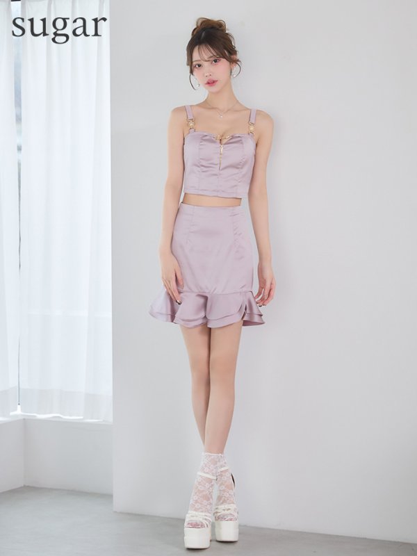 ピンク　モデル：るりぴ　身長：165cm　着用サイズ：Sサイズ