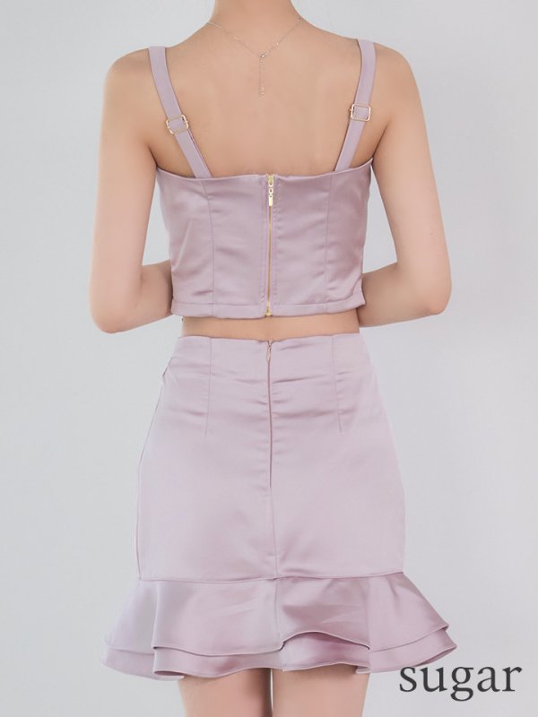 ピンク　モデル：るりぴ　身長：165cm　着用サイズ：Sサイズ