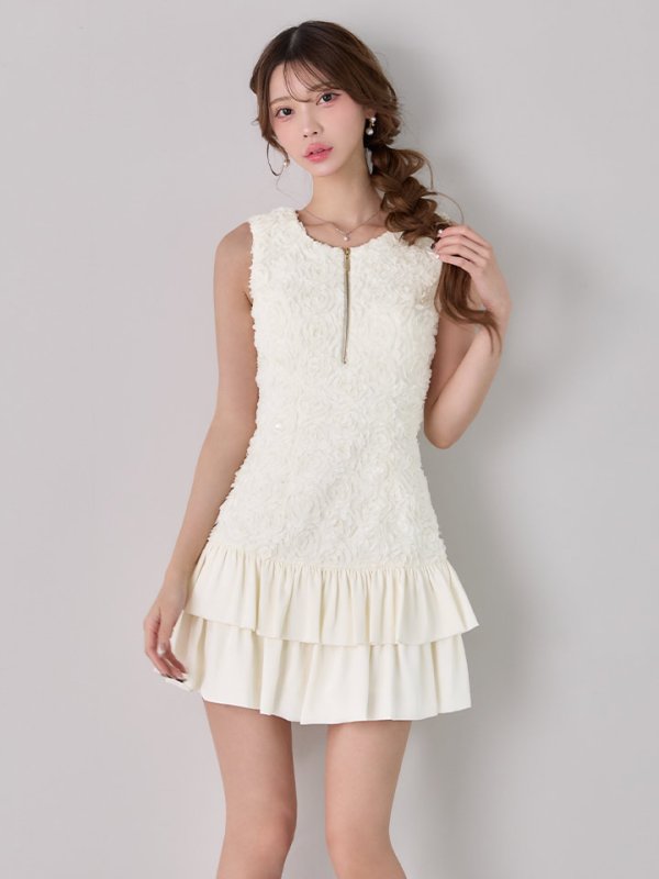 アイボリー モデル：るりぴ　身長：165cm　着用サイズ：Sサイズ