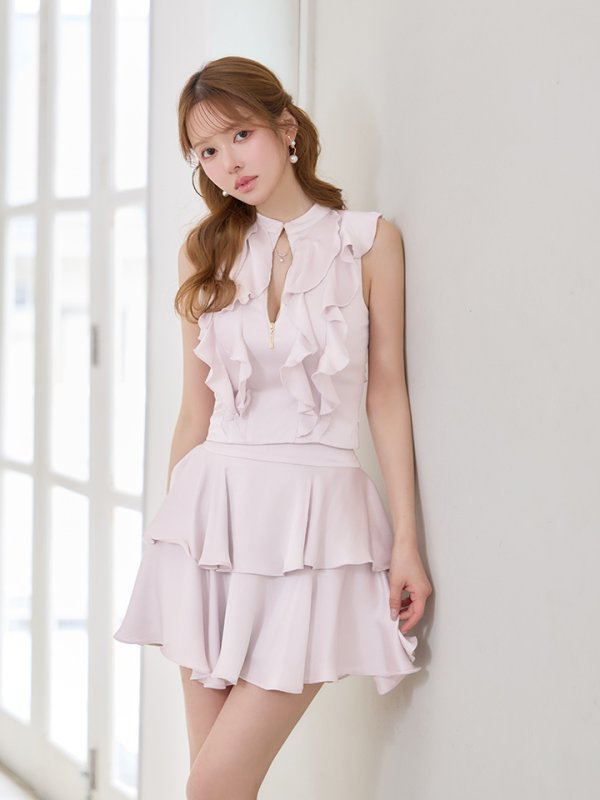 ラベンダー　モデル：ゆめ　身長：160cm　着用サイズ：Sサイズ