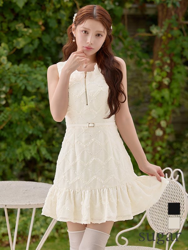 アイボリー　モデル：ももか　身長：156cm　着用サイズ：Sサイズ