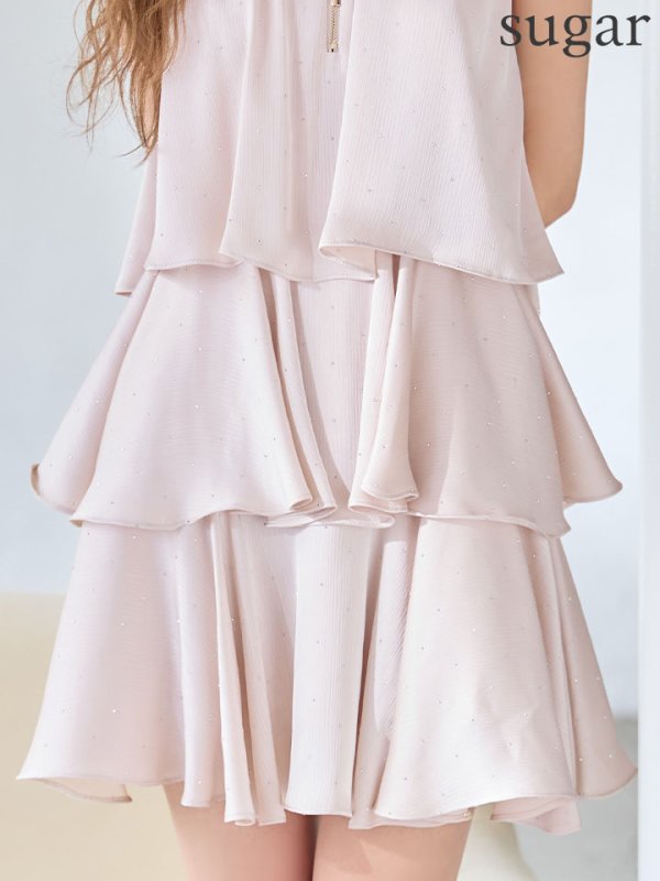 ベージュ　モデル：るりぴ　身長：165cm　着用サイズ：Sサイズ