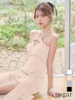 ベージュ　モデル：るりぴ　身長：165cm　着用サイズ：Sサイズ