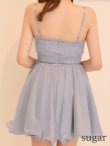 ブルー　モデル：かるあ　身長：156cm　着用サイズ：Sサイズ
