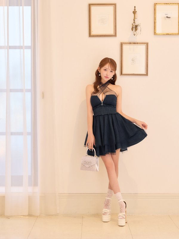 インディゴ モデル：かるあ　身長：156cm　着用サイズ：Sサイズ