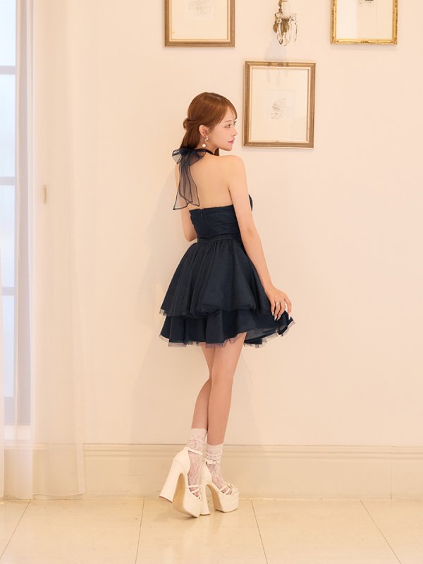 インディゴ モデル：かるあ　身長：156cm　着用サイズ：Sサイズ