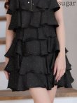 ブラック　モデル：りな　身長：160cm　着用サイズ：Sサイズ