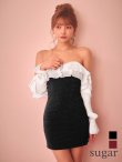 ホワイトxブラック　モデル：まみ　身長：161cm　着用サイズ：Sサイズ