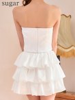 ホワイト　モデル：るりぴ　身長：165cm　着用サイズ：Sサイズ