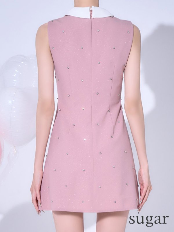 ピンク モデル：あすか　身長：170cm　着用サイズ：Sサイズ