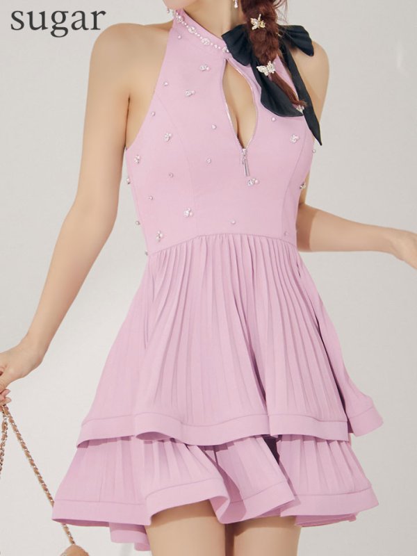 ピンク モデル：まりん　身長：164cm　着用サイズ：Sサイズ