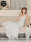 画像1: 【関西コレクション着用】【ANGEL R PREMIUM】ビジュー/ノースリーブ/ マーメイド/ ラメレース/ ロング/ キャバドレスlong[OF2] (1)