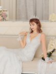 画像11: 【関西コレクション着用】【ANGEL R PREMIUM】ビジュー/ノースリーブ/ マーメイド/ ラメレース/ ロング/ キャバドレスlong[OF2] (11)