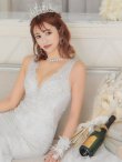 画像6: 【関西コレクション着用】【ANGEL R PREMIUM】ビジュー/ノースリーブ/ マーメイド/ ラメレース/ ロング/ キャバドレスlong[OF2] (6)
