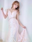画像15: 【ANGEL R PREMIUM/エンジェルアールプレミアム】マーメイド/ ビジュー/ スパンコール/ オーロラ/ ノースリーブ/ シアー/ ロング/ キャバドレスlong[OF2] (15)