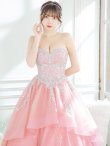 画像32: 【るな/関西コレクション着用】【ANGEL R PREMIUM/エンジェルアールプレミアム】ベア/ ウェディング/ バースデー/ プリンセス/ フラワーレース/ スパンコールビジュー/ キャバドレスlong【HC03】 (32)