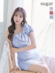 画像13: 【なつき/関西コレクション着用】XSサイズあり【ANGEL R/エンジェルアール】ワンショル/ リボン/ ビジュー/シアー/ タイト/ ミニ/ キャバドレス[OF2] (13)