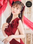 画像16: 【なつき/関西コレクション着用】XSサイズあり【ANGEL R/エンジェルアール】ワンショル/ リボン/ ビジュー/シアー/ タイト/ ミニ/ キャバドレス[OF2] (16)