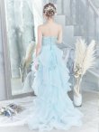 画像9: 【関西コレクション着用】【ANGEL R/エンジェルアール】【17color】ビジュー/ ベア/ ショートinロング/ プリンセス / キャバドレス long[OF2] (9)