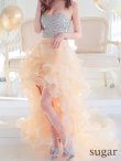 画像9: 【ANGEL R/エンジェルアール】【17color】ビジュー/ ベア/ ショートinロング/ プリンセス / キャバドレス long[OF2] (9)