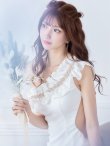 画像24: XSサイズあり【ANGEL R/エンジェルアール】ワンショル/ ギャザーパールビジューワンショルダー/ シアー/ タイト/ ミニドレス/ キャバドレス[OF2] (24)