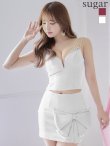 画像1: 背の低い方必見！sugarオリジナルカラー・XSサイズあり【ANGEL R/エンジェルアール】マイクロミニドレス/ ビックリボン/ バストビジュー/ セパレート/ タイト/ キャバドレス[OF2] (1)