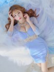 画像21: sugarxARコラボカラー・XSサイズあり【ANGEL R/エンジェルアール】レーススリーブ/ 七分袖/ 長袖/ 袖あり/ デコルテウエストスパンコールビジュー/ アメスリ/ タイト/ ミニドレス/ キャバドレス[OF2] (21)